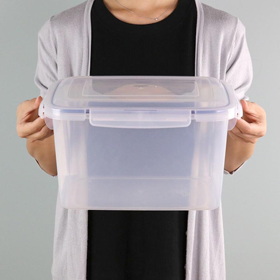 保存容器 8L SLジャンボケース 抗菌 （ 密閉 4面ロック プラスチック