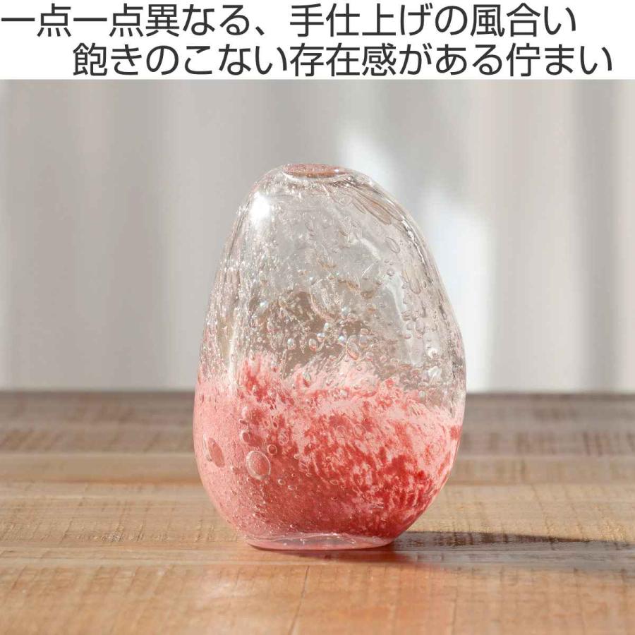 花瓶 DGマコベース 幅10×奥行6.5×高さ13.5cm ガラス （ 花びん フラワーベース 花器 ガラス製 インテリア ）｜interior-palette｜04