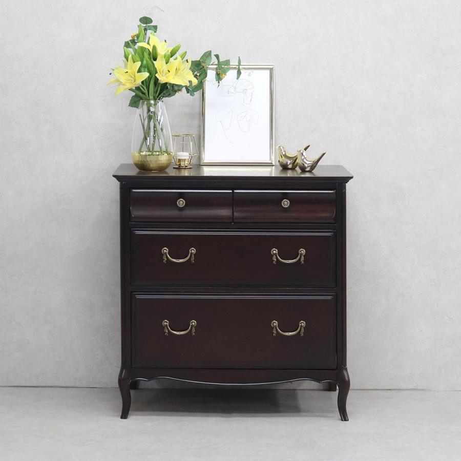 【マルニ】猫脚　4段チェスト サイドボード リビングボード クラシック マルニ】猫脚 4段チェスト サイドボード リビングボード クラシック