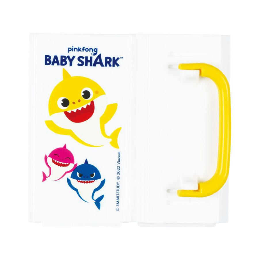 ドリンクホルダー 紙パックホルダー 両手 ハンドル付き ベイビーシャーク （ BabyShark 折りたたみ ジュース 紙パック ホルダー コンパクト ）｜interior-palette｜02