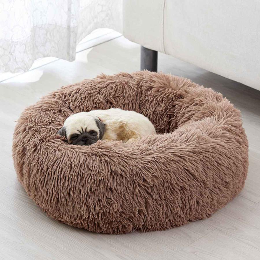 ペットベット ふわふわベッド ペット用 ベージュ （ ペット用ベッド 犬  