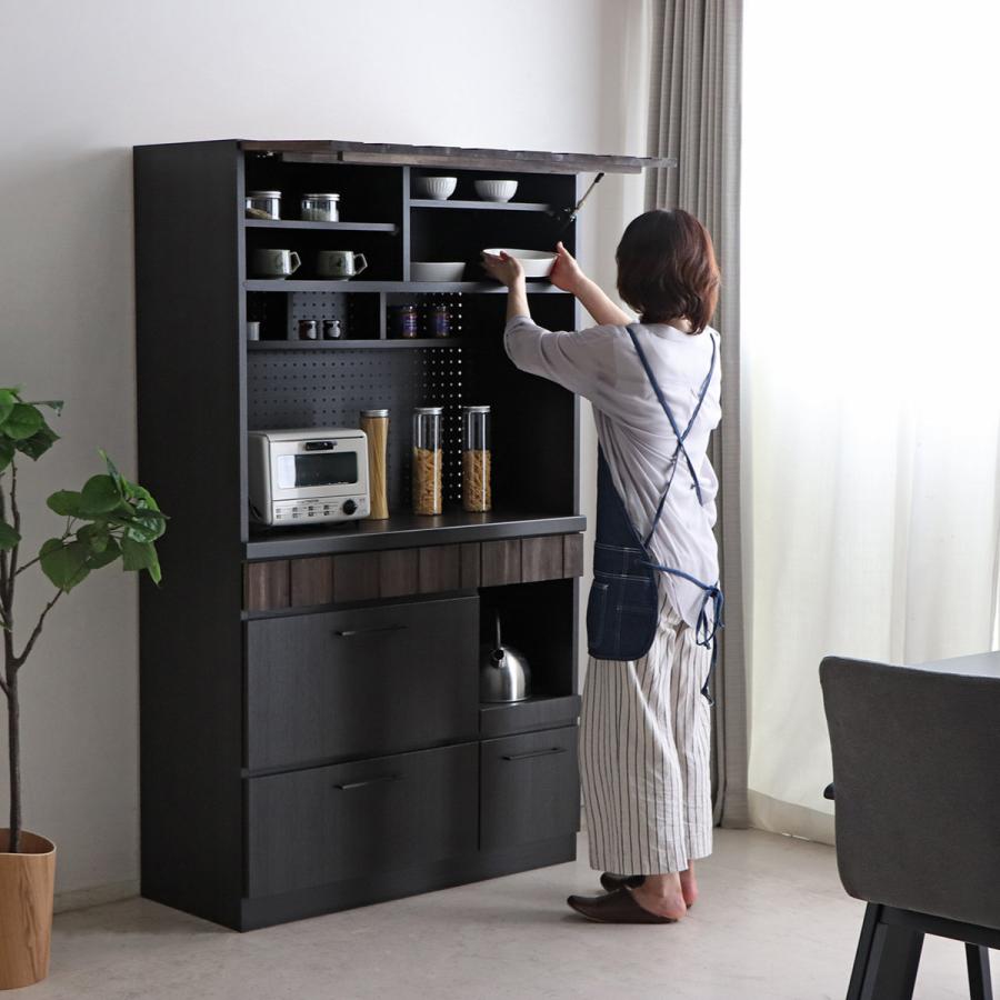 東馬（Tohma） キッチンボード 食器棚 板扉上台 引出し下台タイプ RESE