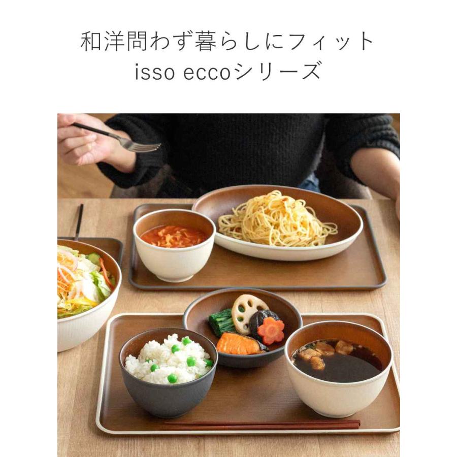 ランチプレート 24cm 木目調 issoo ecco （ 食洗機対応 電子レンジ対応 中皿 お皿 仕切り皿 ランチ皿 ）｜interior-palette｜12