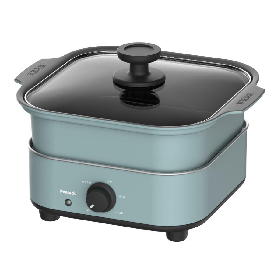 ピーコック魔法瓶工業 コンパクトグリル鍋 電気鍋 ピーコック （ 卓上