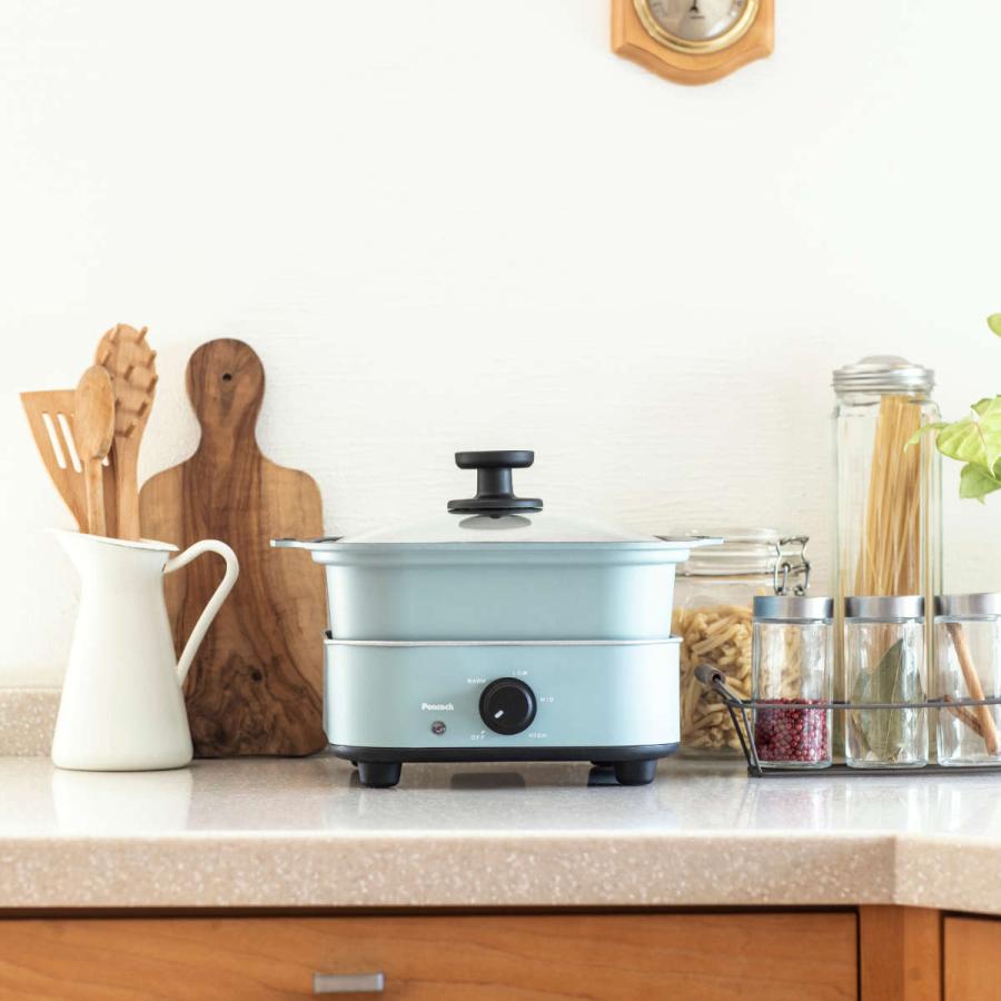 ピーコック魔法瓶工業 コンパクトグリル鍋 電気鍋 ピーコック （ 卓上