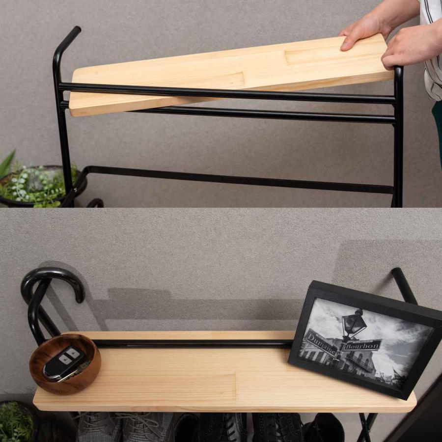 東谷 シューズラック 4段 スリム 組み立て品 スチール製 （ おしゃれ