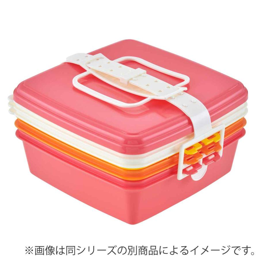 お弁当箱 ピクニックケース 角型 大 3段×2500ml スヌーピー （ ピクニックランチボックス お重 行楽弁当箱 三段 7500ml レンジ対応 大容量 ）｜interior-palette｜05