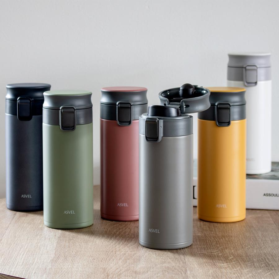 アスベル（ASVEL） 水筒 350ml 保温 保冷 真空断熱携帯タンブラー