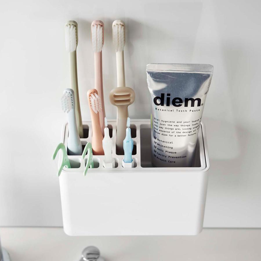 山崎実業 mist フィルムフック 歯ブラシスタンド ミスト