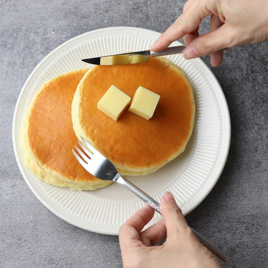 工房アイザワ 円 黄銅洋食器 デザートナイフ 銀仕上 （ Aizawa 日本製