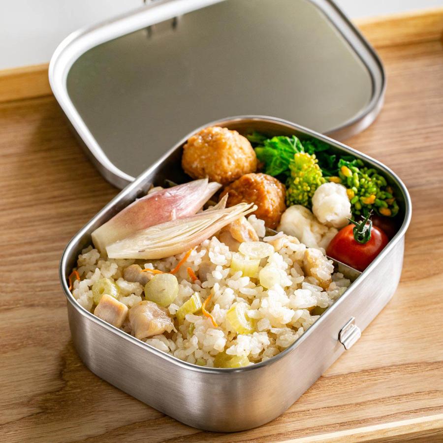 工房アイザワ 弁当箱 670ml UTILE 角型ランチボックス 中 工房アイザワ 弁当箱 670ml UTILE 角型ランチボックス 中
