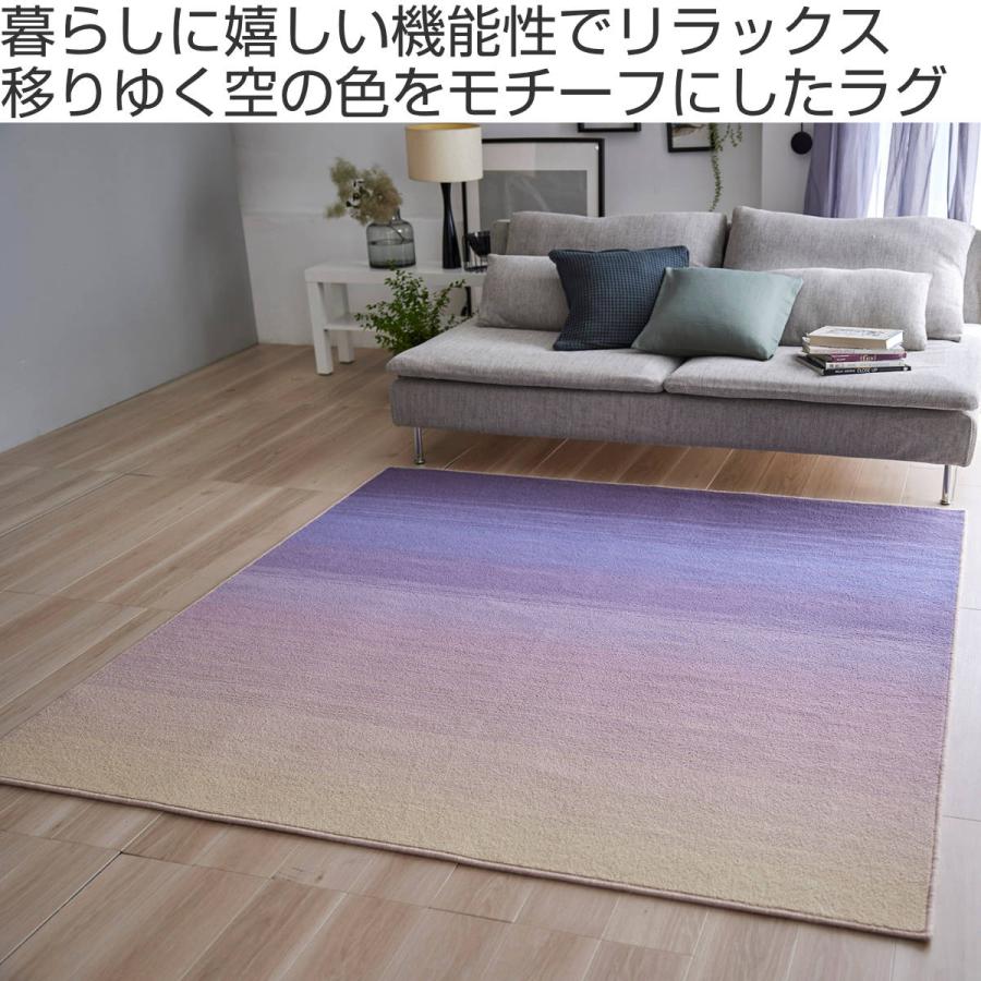 ラグ スミノエ ソライロ 190×190cm 防ダニ加工 アレルブロック （ カーペット 絨毯 マット ラグマット 機能ラグ 正方形 2畳 日本製 ） 人気・おすすめ｜使いやすい・旅行におすすめ 品質保証 全国発送 在庫限り