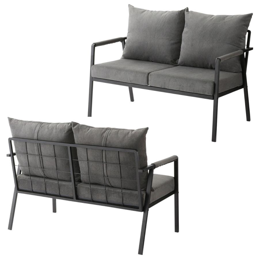 東谷 ソファ 幅114cm 2人掛け （ 肘付き コーデュロイ 脚付き