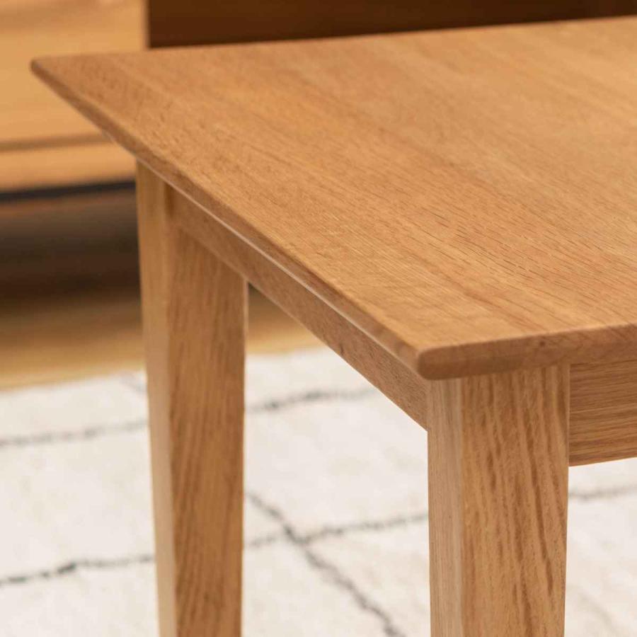 ローテーブル 高さ38cm 天然木 組立品 （ 座卓 小さめ 北欧 テーブル おしゃれ 木目調 木製 シンプル リビングテーブル ） - 5