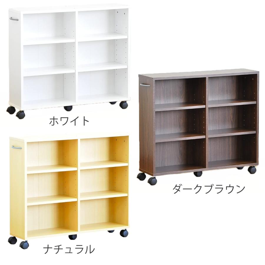 すき間収納 押入れラック キャスター付 奥行75cm （ 収納 隙間 ラック 押入れ 本棚 スリム ）｜interior-palette｜05