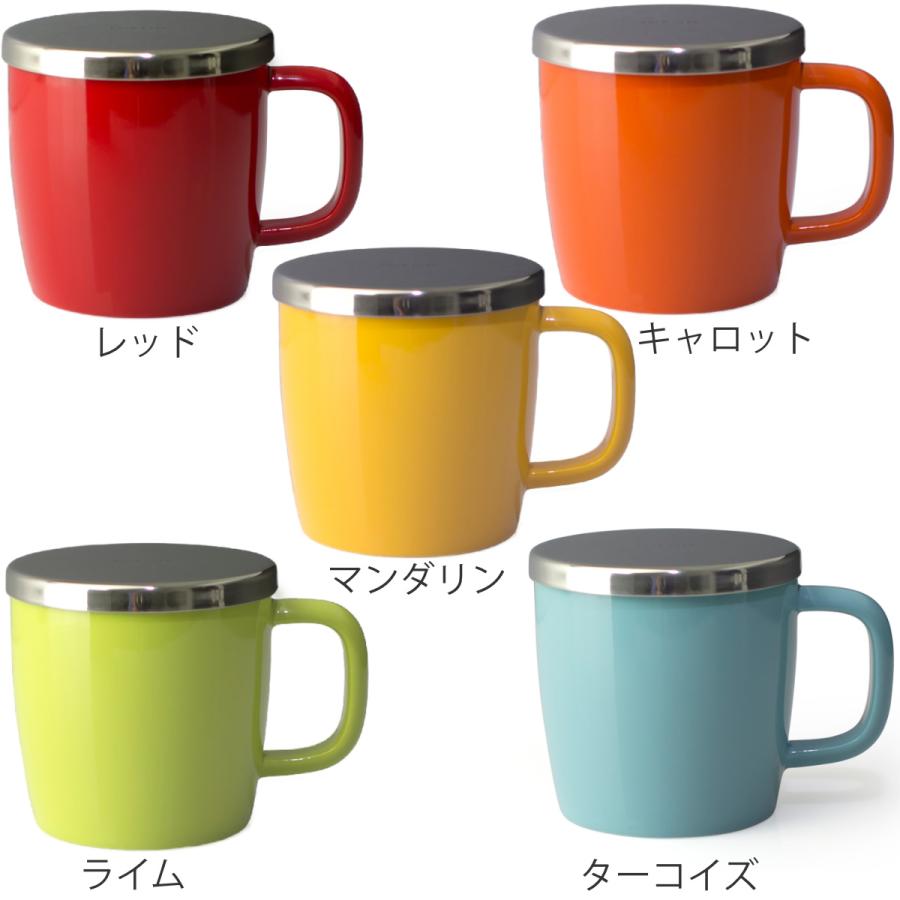 マグカップ フタ付 325ml Brew in Mug ブリューインマグ 陶器 （ ティーカップ カップ コップ 茶こし 茶漉し ストレーナー フィルター付き 1人用 ）｜interior-palette｜12