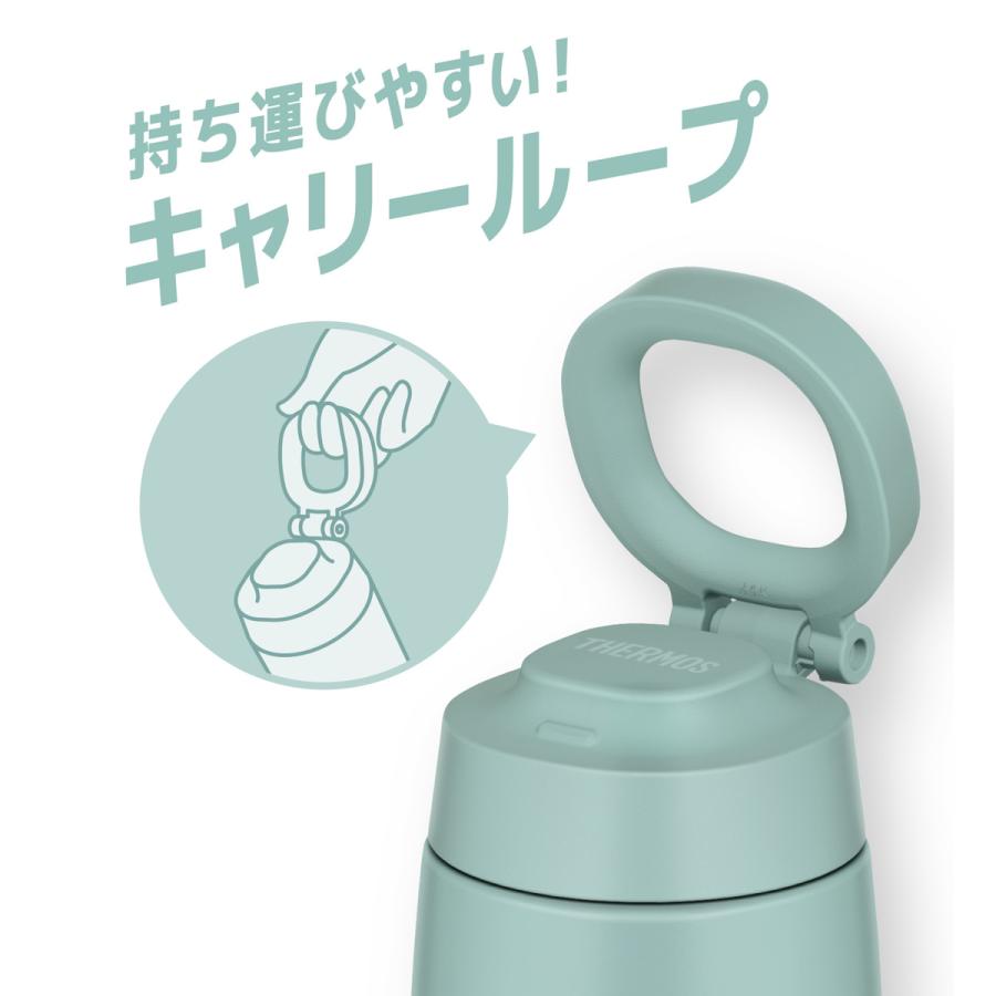 サーモス 水筒 380ml 取っ手付き ステンレス 真空断熱ケータイマグ JOO-380 （ THERMOS 直飲み 保温 保冷 ステンレスボトル スポーツドリンク対応 ）｜interior-palette｜06