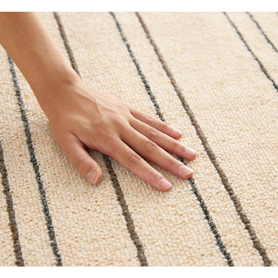 ラグ ワイヤーライン 170×220cm 洗える 床暖房対応 （ ラグマット カーペット 絨毯 マット フロアマット ダイニングラグ 長方形 2.5畳 ）｜interior-palette｜08