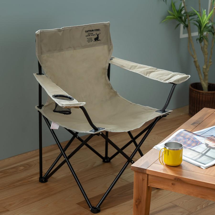超レア！ABARTHオリジナル　CAPTAIN STAG アウトドアチェア CAPTAIN STAG（キャプテンスタッグ） アウトドアチェア メッシュ