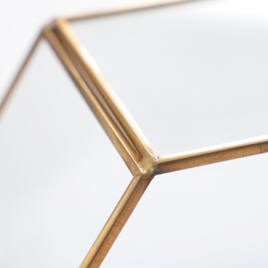 花瓶 フレームベース ヘキサゴン （ 花びん 花器 フラワーベース