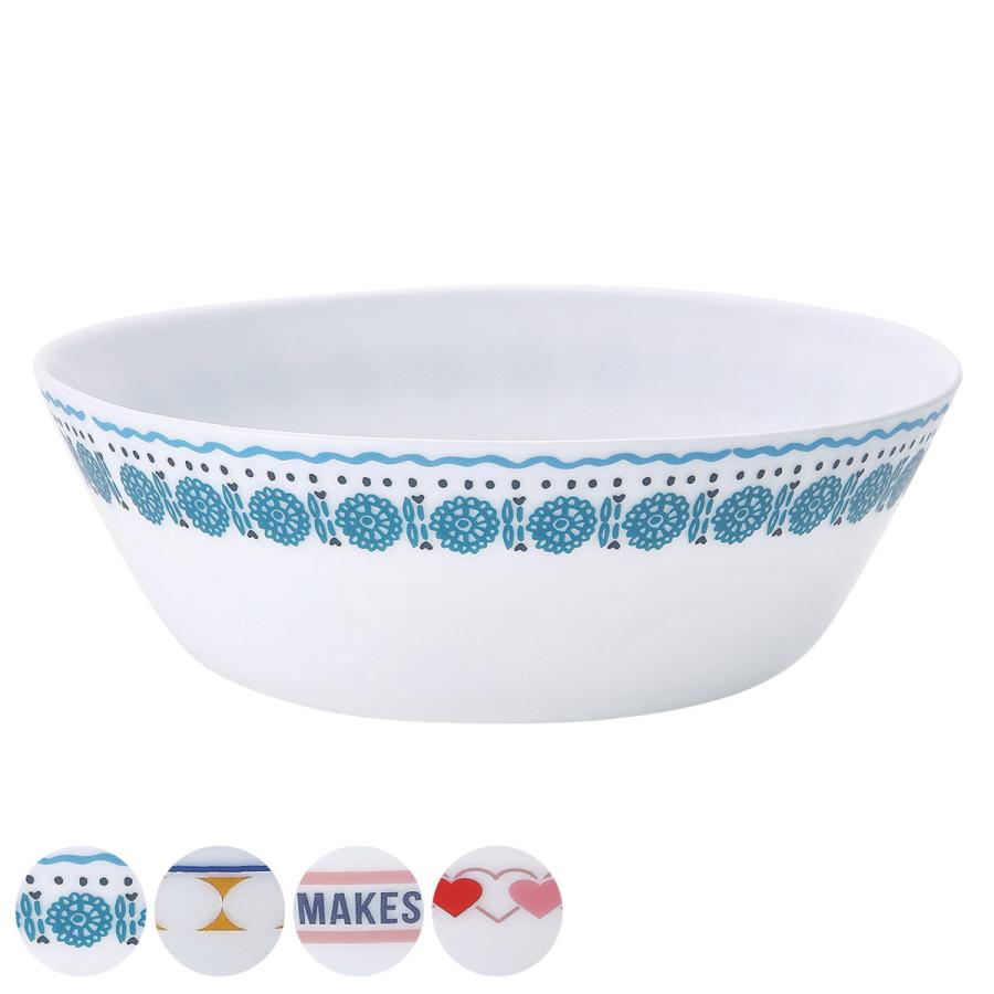 スープボウル 15.5cm Pyrex Milk Glass パイレックス 強化ガラス （ 食洗機対応 電子レンジ対応 鉢 碗 ボウル サラダ