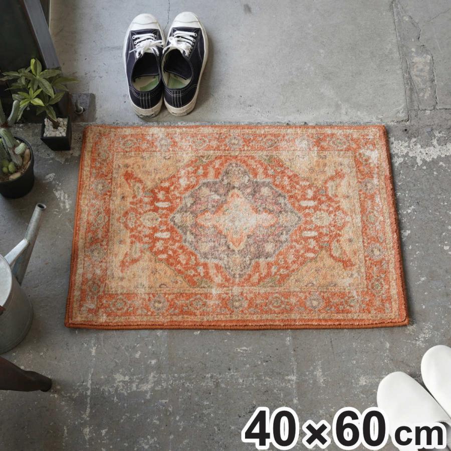 ERARE（エラーレ） 玄関マット 40×60cm 室内 ヴィンテージ風 （ 玄関