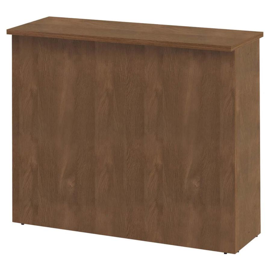 アール・エフ・ヤマカワ カウンターテーブル 幅120cm 書庫型 木目調