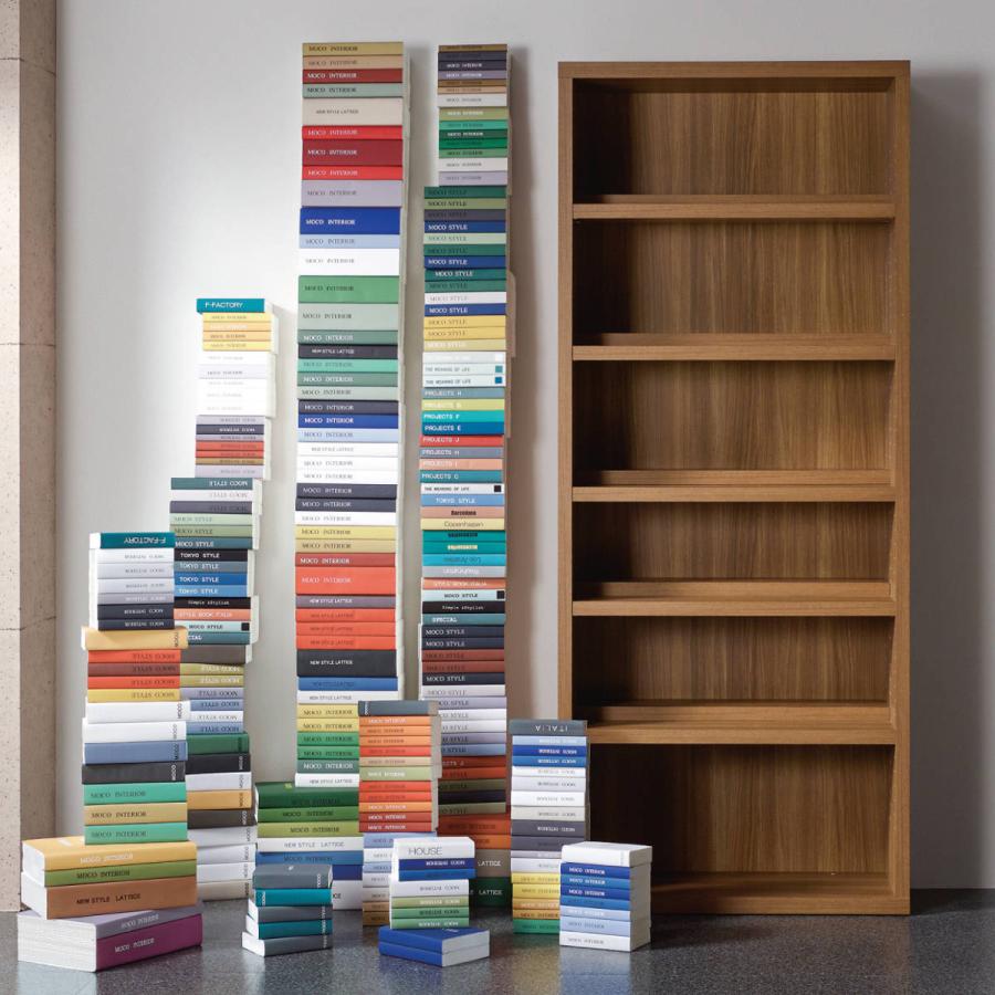 フナモコ（FUNAMOCO） コミックシェルフ 幅オーダー 6段 前後収納 日本