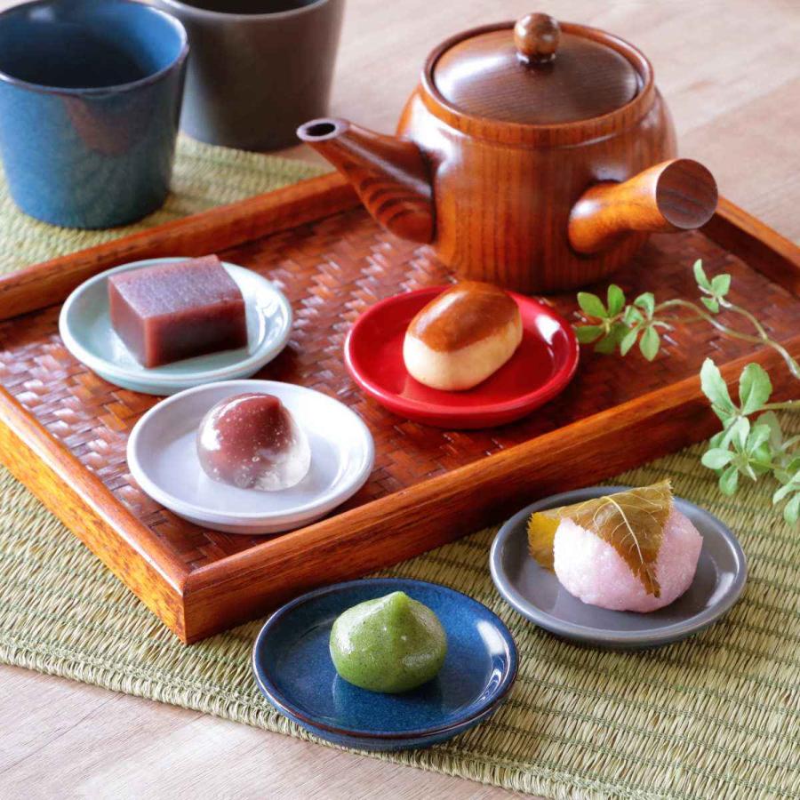 小皿　赤 プレート 8.5cm HINATA 陶器 （ 食洗機対応 電子レンジ対応 豆皿 小皿