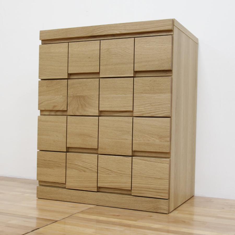 浜本工芸 ◾️木製家具 ナラ材/ オーク材 引き出し6杯 チェスト 収納棚 sndinterior_hama-90rack