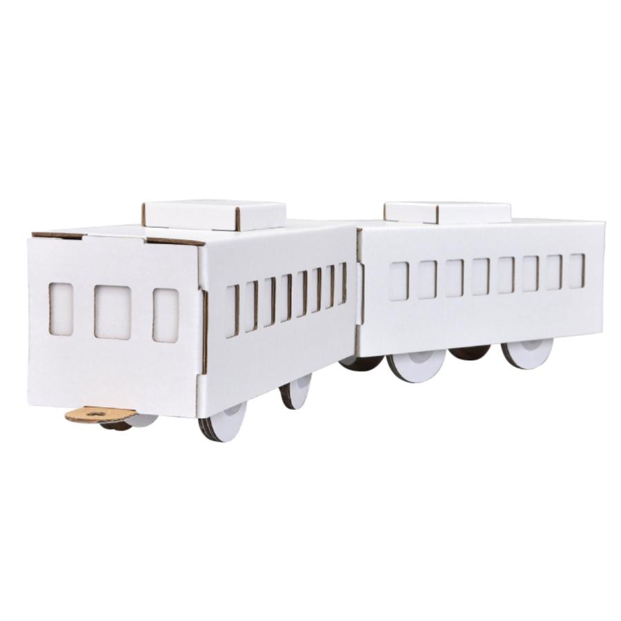 hacomo 工作キット ダンボール ウゴック 電車 難易度4 （ 段ボール