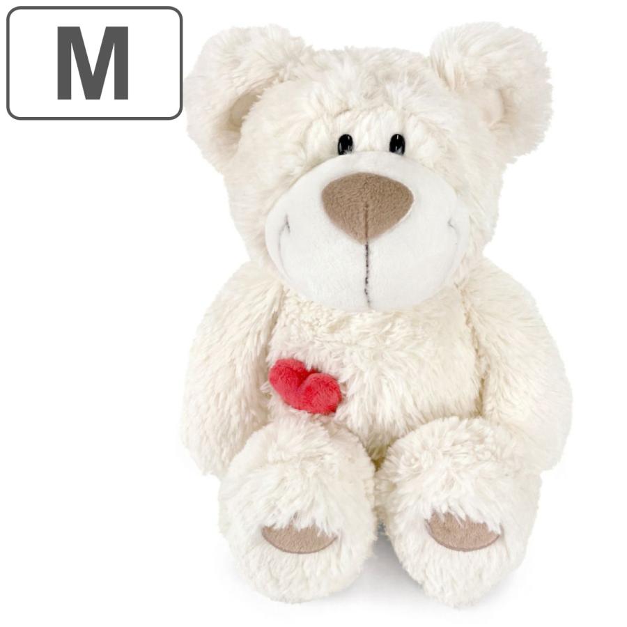 アントレックス ぬいぐるみ ラブベア クラシック ホワイト NICI 25cm