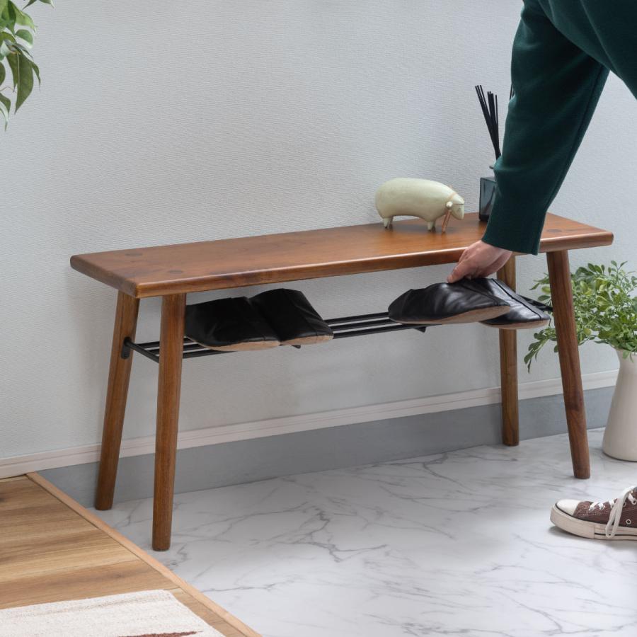 ダイニングベンチ　木製　アジアンテイスト ダイニングベンチ木製アジアンテイスト