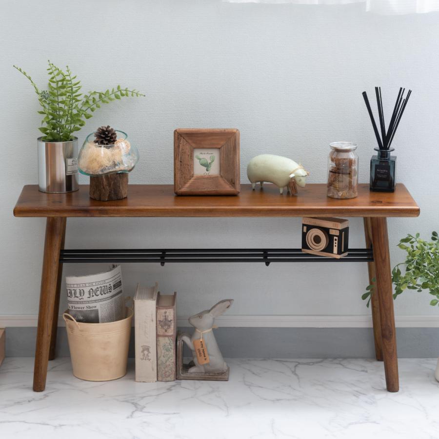 東谷 ベンチ 幅95cm 玄関 天然木 （ ダイニングベンチ 椅子 いす