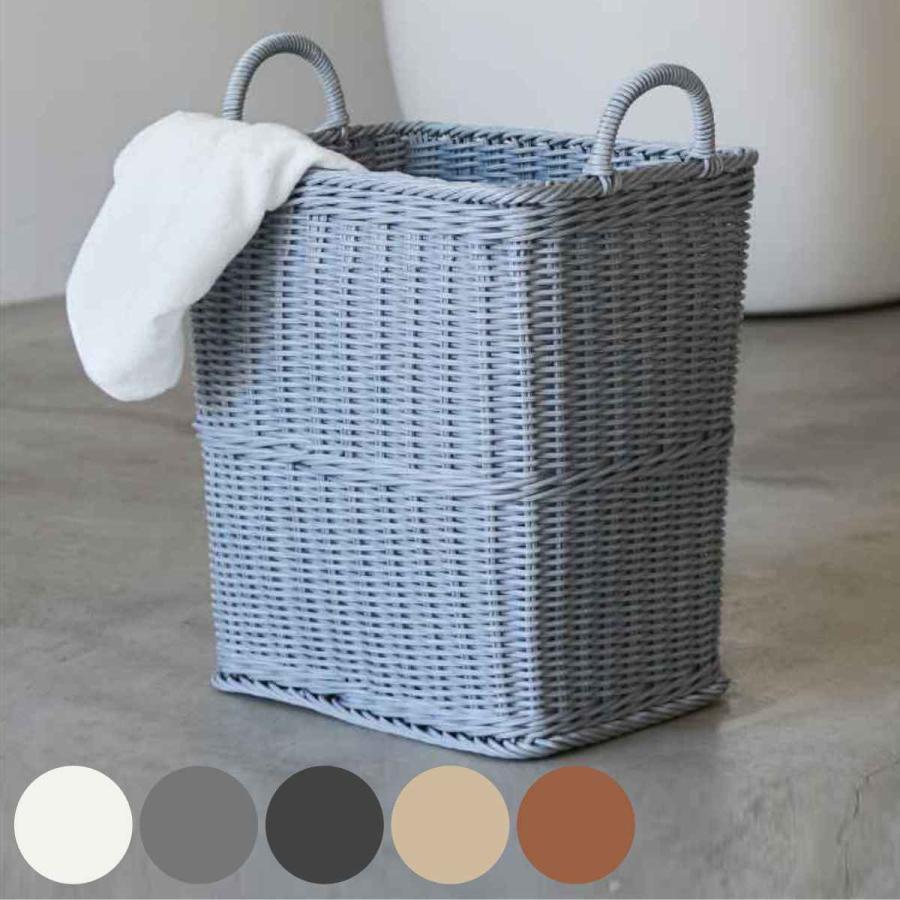 籠　バスケット バスケット PPバスケット 幅47×奥行36×高さ25cm ランドリーバスケット