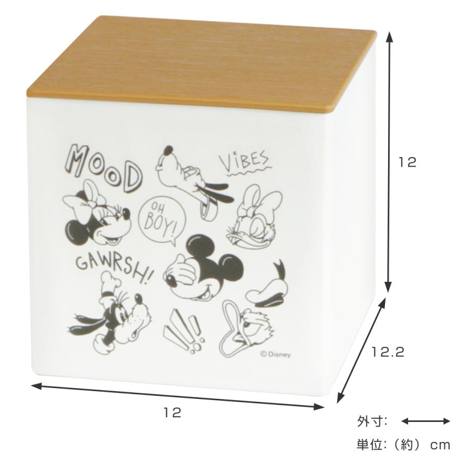 箱型ティッシュケース ミッキーマウス フタ付 日本製 （ ティッシュケース ふた付き ティッシュボックス ティッシュカバー フラップ式 詰め替えケース ）｜interior-palette｜03