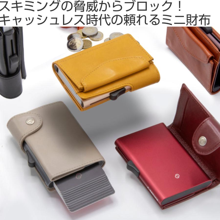 【新品未使用】BOLDRINI SELLERIA  カード収納ミニウォレット カードケース C-Secure ミニ財布 スリム スキミング防止 （ シー