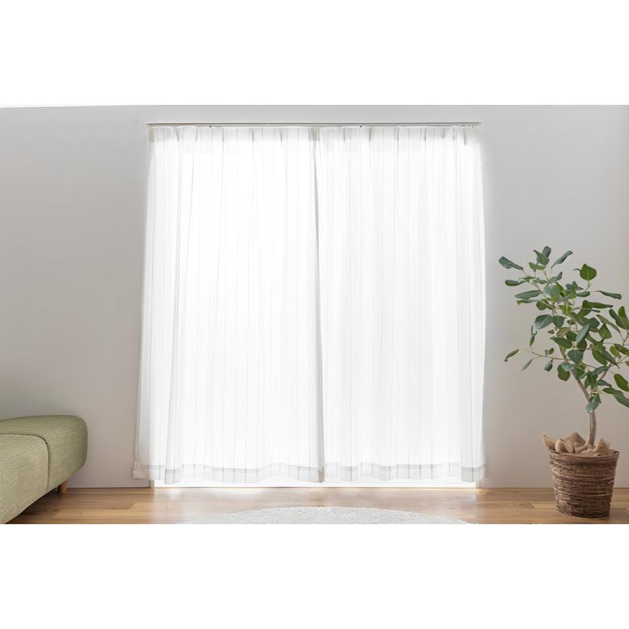 ユニベール（UNIVERS） レースカーテン UVカット ミラーレースカーテン