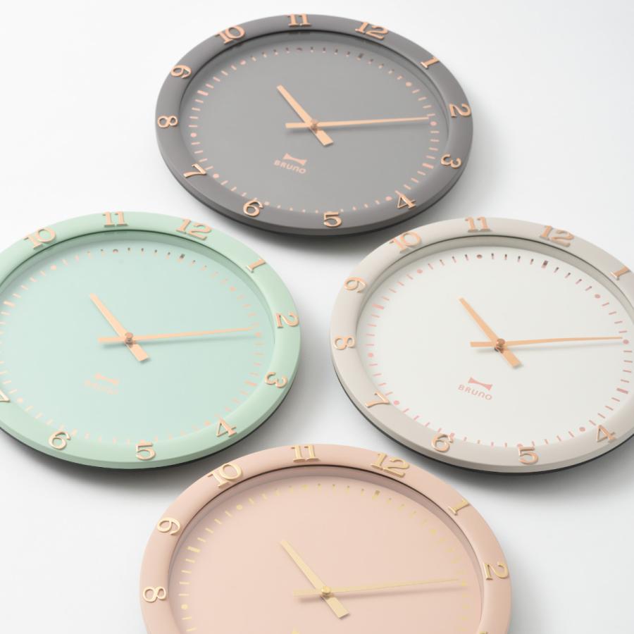 BRUNO（ブルーノ） 掛け時計 パステルウォールクロック パステルカラー