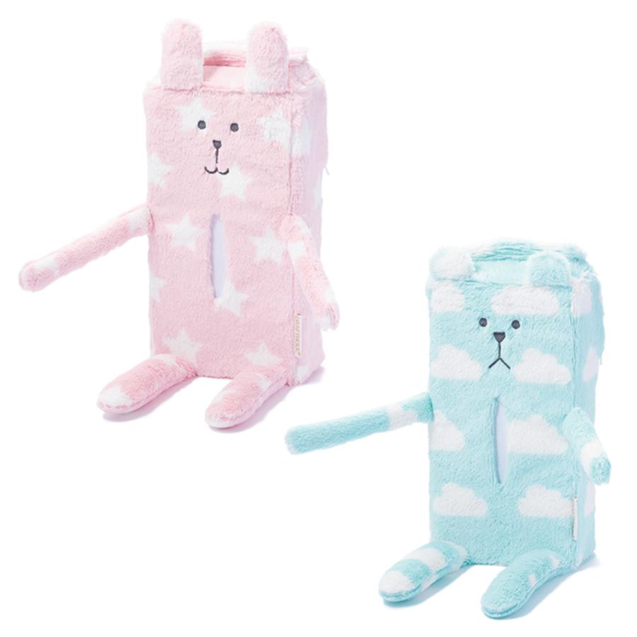 ティッシュもってるコリラックマいちご ぬいぐるみ ケース ボックス
