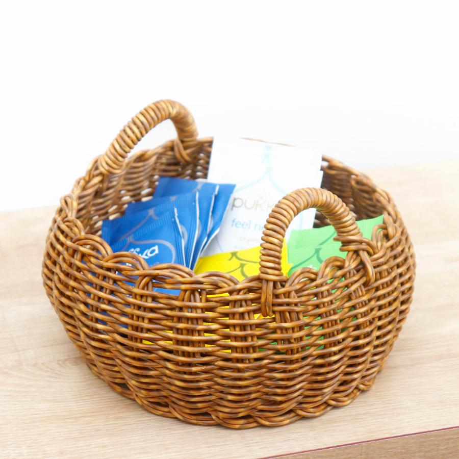 Creer ユティル ラウンドローバスケットS 洗える かご バスケット