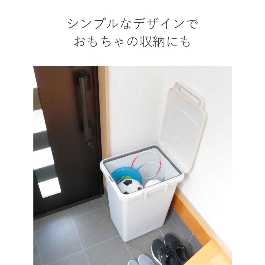 ゴミ箱 70L 連結 屋内外兼用 片手で開く連結ダストボックス HOME&HOME （ ごみ箱 70リットル 屋外 屋内 兼用 ふた付き 分別 シンプル 大容量 ）｜interior-palette｜12