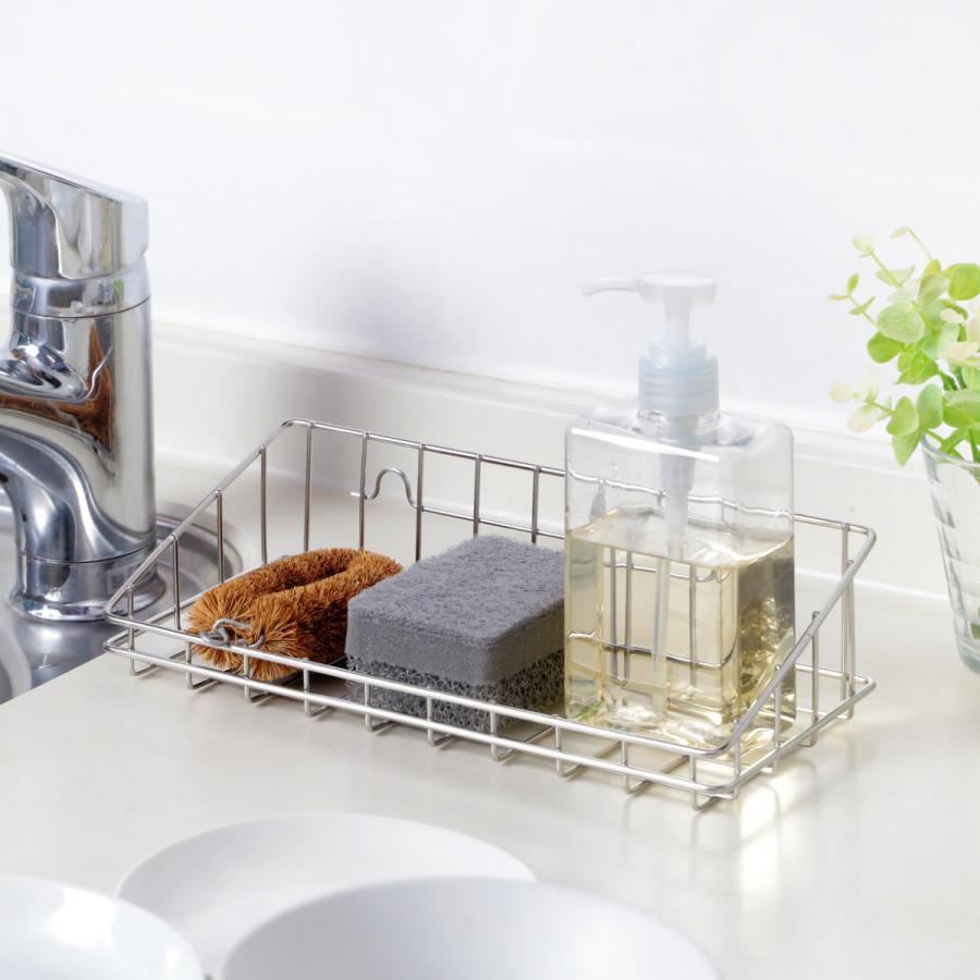 工房アイザワ ながしこもの スポンジラック シンクポケット こもの入れ