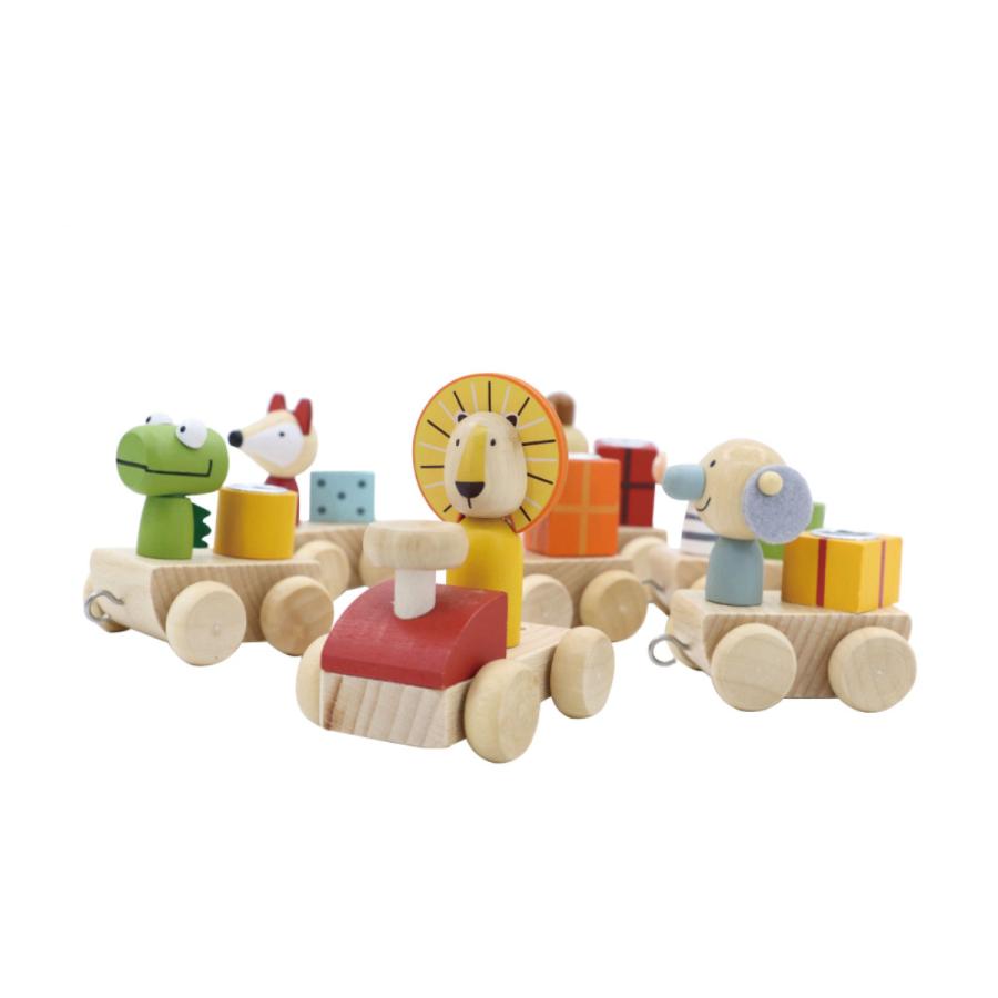 おもちゃ BIRTHDAY TRAIN ベビートイ ギフト 木製 電車 （ 木製おもちゃ 木のおもちゃ 木琴 玩具 3歳 ベビー 赤ちゃん 子ども キッズ 幼児 かわいい ）｜interior-palette｜04