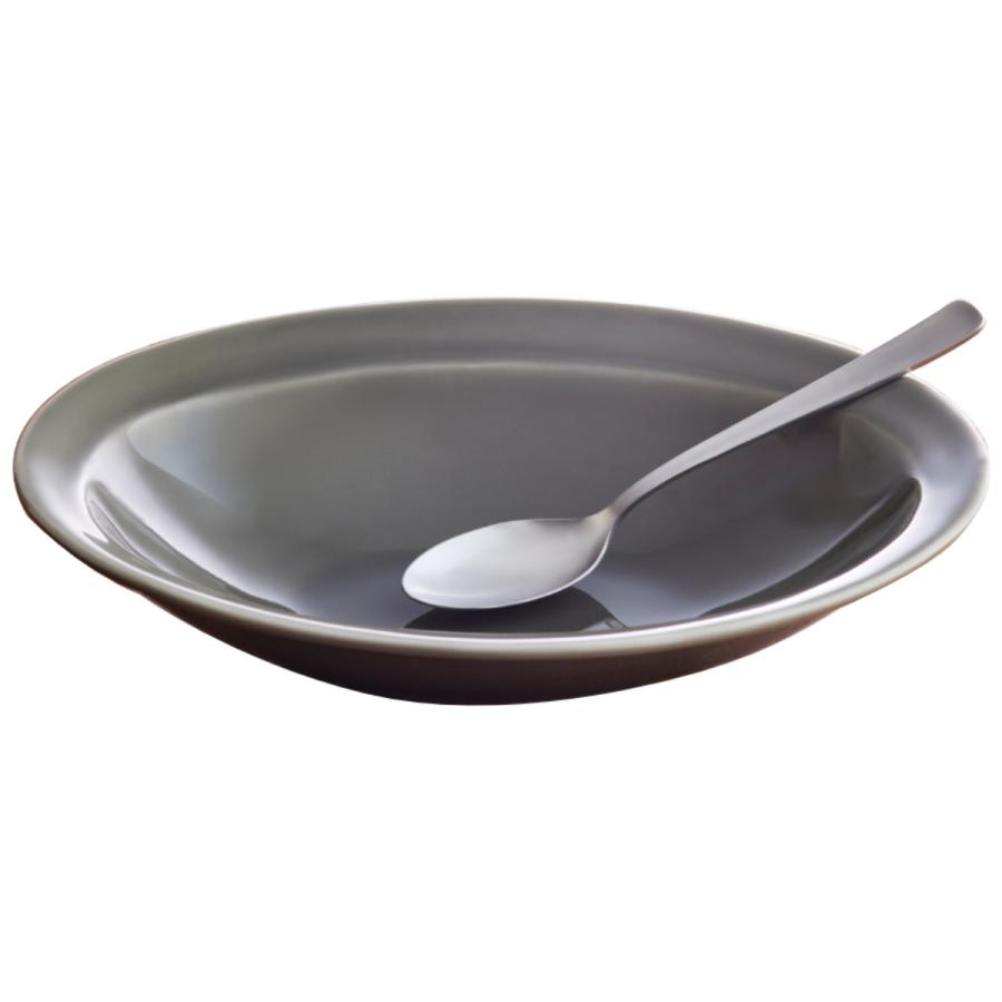 カレー皿 スプーンセット 25cm 逸品窯 陶磁器 （ 食洗機対応 電子