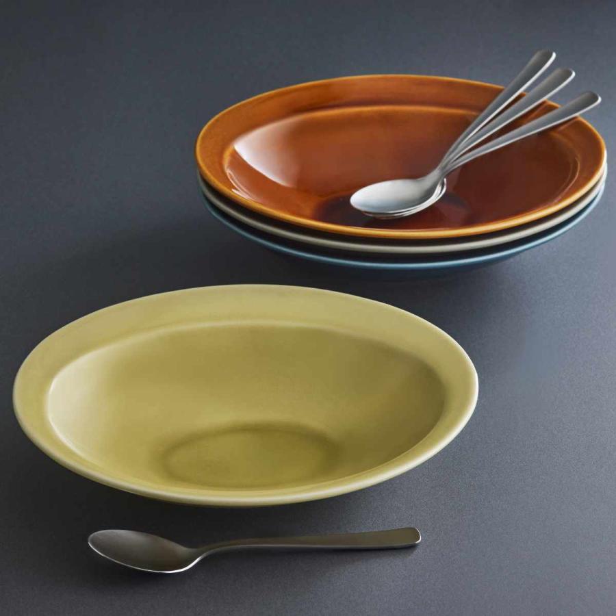 カレー皿 スプーンセット 25cm 逸品窯 陶磁器 （ 食洗機対応 電子