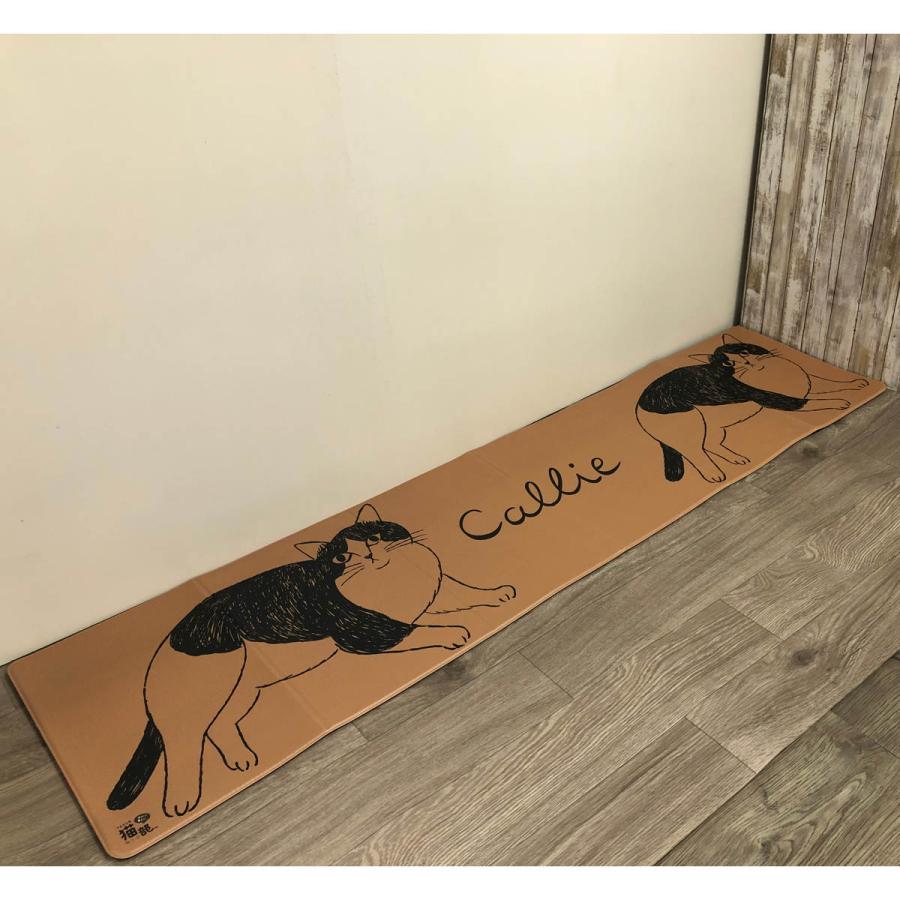 キッチンマット やわらかプニプニ折りたためるフロアマット フェリシモ猫部 45×180cm （ 45cm 180cm 拭ける おしゃれ PVC キッチン マット キッチンラグ ）｜interior-palette｜16