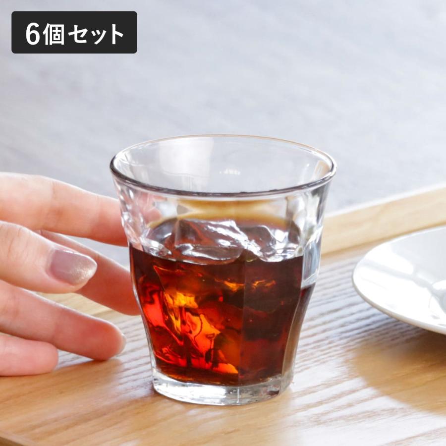 DURALEX デュラレックス ピカルディ グラス 160ml 6個セット （ PICARDIE コップ 食洗機対応 電子レンジ対応 食器 ガラス ガラスコップ 強化ガラス ） | DURALEX