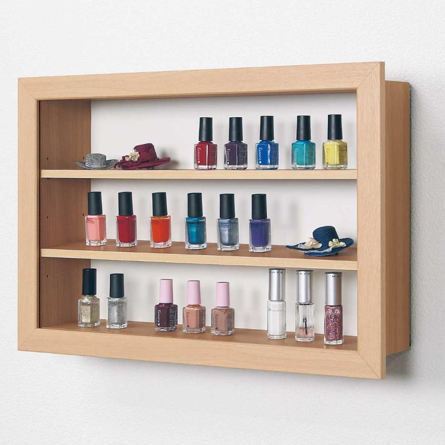 コレクションケース 48×33cm カバー扉付き メイク道具 L405 （ ケース