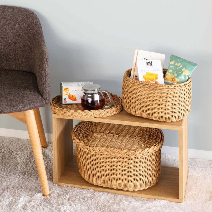 インテリア　籠 Creer（家具、インテリア） バスケット ユティルナイール ふた付